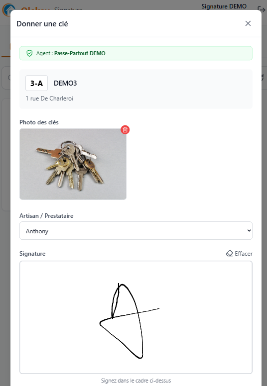 Signature artisan tablette