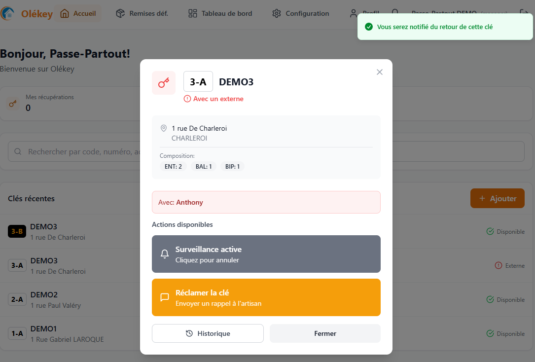 Surveillance desktop